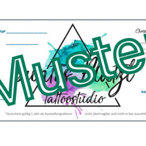 Schenk Tinte, nicht Blumen – der Tattoo-Gutschein!